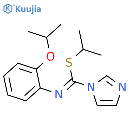 1H-Imidazole-1-carboximidothioic acid, N-[2-(1-methylethoxy)phenyl]-, 1-methylethyl ester structure