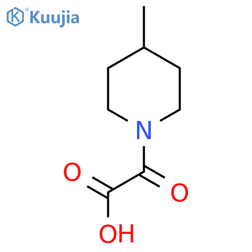 2-(4-methylpiperidin-1-yl)-2-oxoacetic acid structure