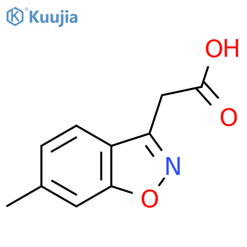 2-(6-Methylbenzo[d]isoxazol-3-yl)acetic acid structure