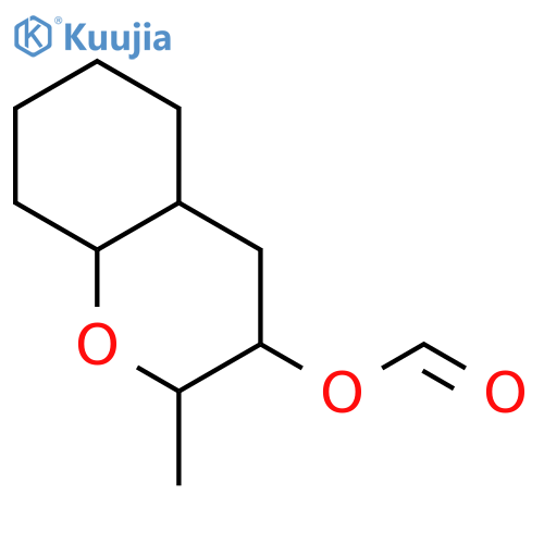 2H-1-Benzopyran-3-ol,octahydro-2-methyl-, formate, (2a,3b,4aa,8ab)- (9CI) structure