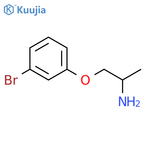 1-(2-Aminopropoxy)-3-bromobenzene structure