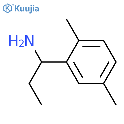 1-(2,5-dimethylphenyl)propan-1-amine structure