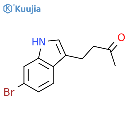 2-Butanone,4-(6-bromo-1H-indol-3YL)- structure