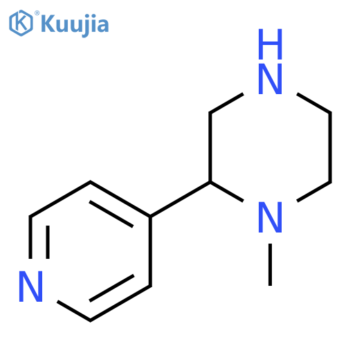 1-methyl-2-(pyridin-4-yl)piperazine structure