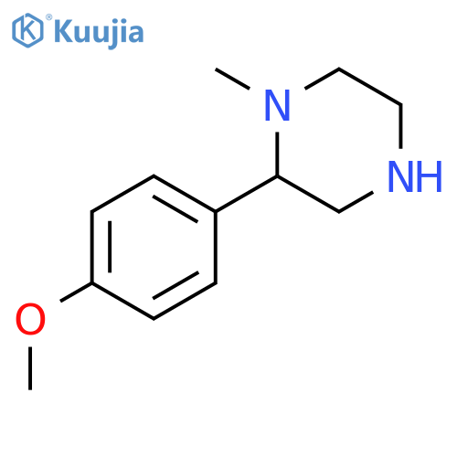 2-(4-methoxyphenyl)-1-methylpiperazine structure