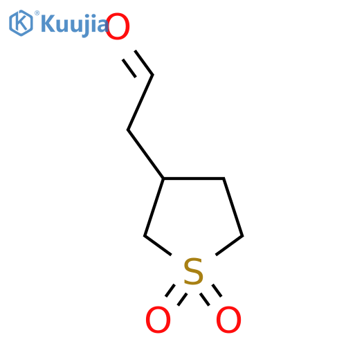 2-(1,1-Dioxo-1lambda6-thiolan-3-yl)acetaldehyde structure