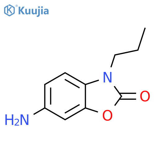 6-amino-3-propyl-2,3-dihydro-1,3-benzoxazol-2-one structure