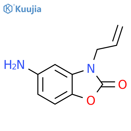 5-amino-3-(prop-2-en-1-yl)-2,3-dihydro-1,3-benzoxazol-2-one structure
