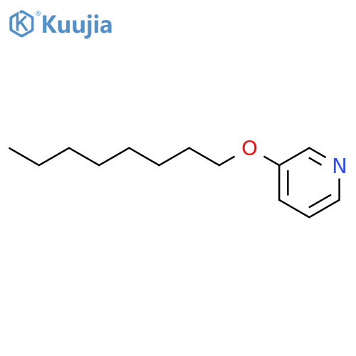 Pyridine, 3-(octyloxy)- structure
