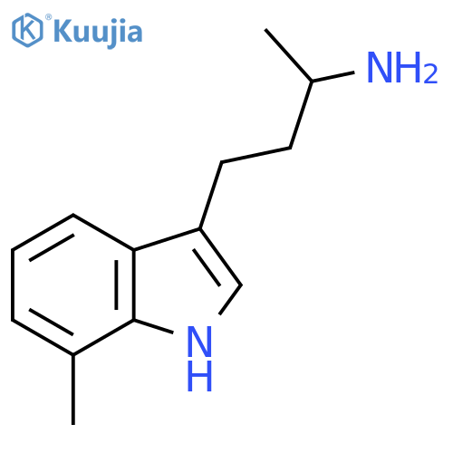 4-(7-Methyl-1H-indol-3-yl)butan-2-amine structure