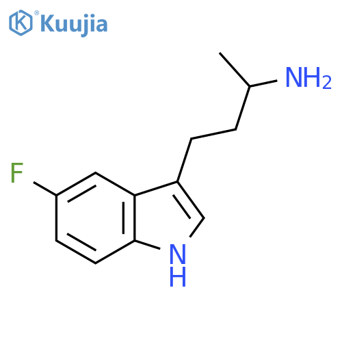 4-(5-Fluoro-1H-indol-3-yl)butan-2-amine structure