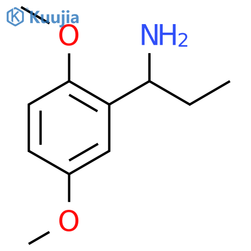 1-(2,5-dimethoxyphenyl)propan-1-amine structure