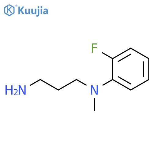 N-(3-aminopropyl)-2-fluoro-N-methylaniline structure