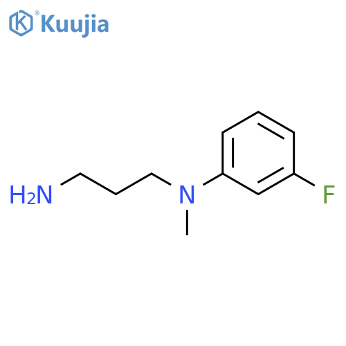 N-(3-aminopropyl)-3-fluoro-N-methylaniline structure