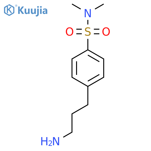 Benzenesulfonamide, 4-(3-aminopropyl)-N,N-dimethyl- structure