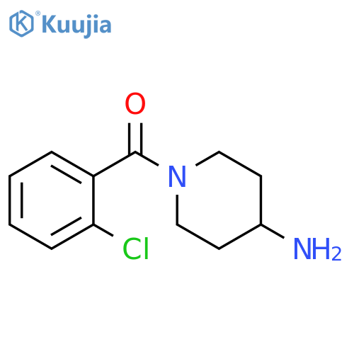 1-(2-chlorobenzoyl)piperidin-4-amine structure