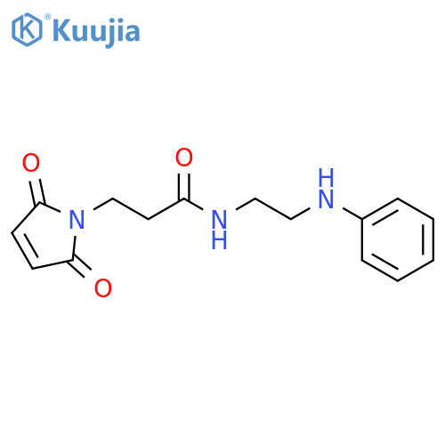 2,5-Dihydro-2,5-dioxo-N-2-(phenylamino)ethyl-1H-pyrrole-1-propanamide structure