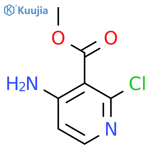 methyl 4-amino-2-chloropyridine-3-carboxylate structure