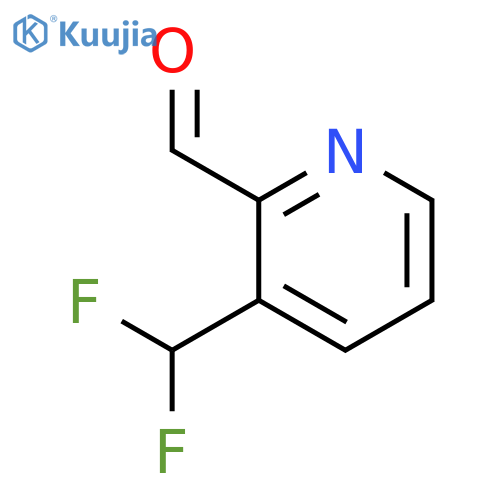 3-(difluoromethyl)-2-Pyridinecarboxaldehyde structure