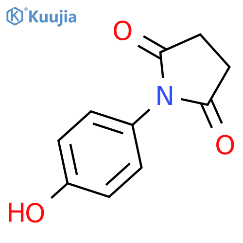1-(4-Hydroxyphenyl)pyrrolidine-2,5-dione structure