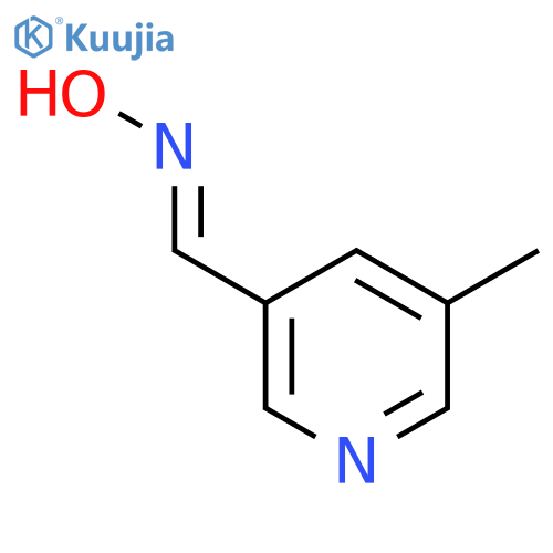 3-Pyridinecarboxaldehyde,5-methyl-, oxime structure