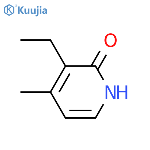 2(1H)-Pyridinone,3-ethyl-4-methyl- structure