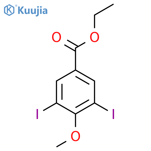 Ethyl 3,5-diiodo-4-methoxybenzoate structure