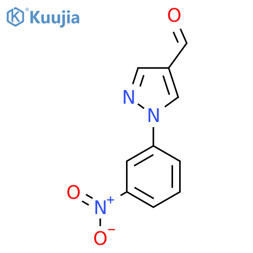 1-(3-Nitrophenyl)pyrazole-4-carbaldehyde structure