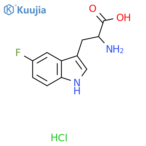 5-Fluoro D,L-Tryptophan Hydrochloride structure