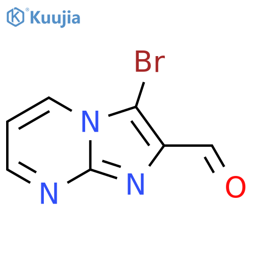 3-Bromoimidazo[1,2-a]pyrimidine-2-carbaldehyde structure