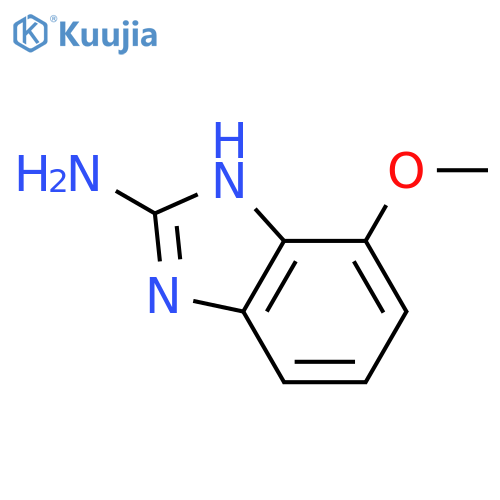 7-Methoxy-1H-benzoimidazol-2-ylamine structure
