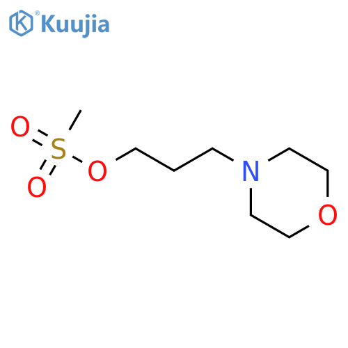3-morpholin-4-ylpropyl methanesulfonate structure