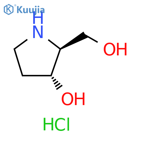 (2R,3S)-2-(hydroxymethyl)pyrrolidin-3-ol Hydrochloride structure