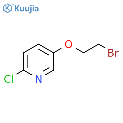 5-(2-Bromoethoxy)-2-chloropyridine structure