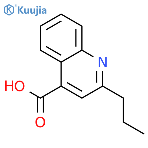 2-Propylquinoline-4-carboxylic acid structure