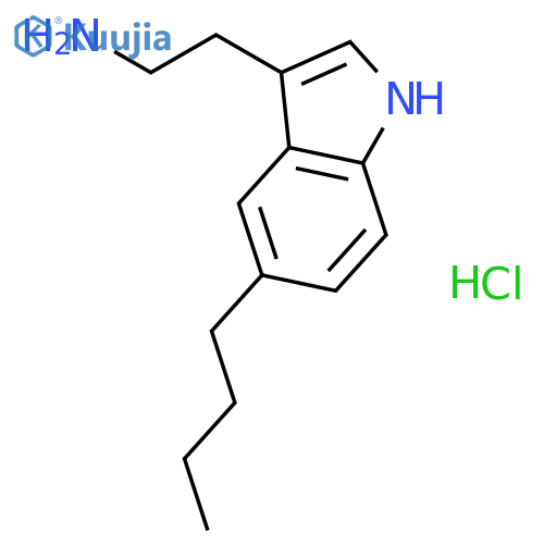 2-(5-Butyl-1H-indol-3-yl)ethanamine hydrochloride structure