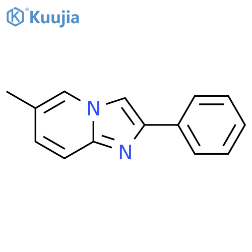 6-methyl-2-phenylimidazo[1,2-a]pyridine structure