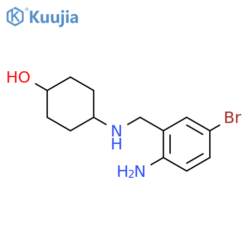 trans-4-(2-Amino-5-bromophenyl)methylamino-cyclohexanol structure