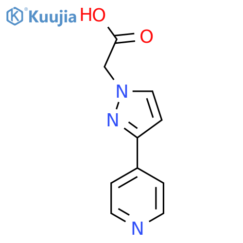 2-(3-(Pyridin-4-yl)-1H-pyrazol-1-yl)acetic acid structure