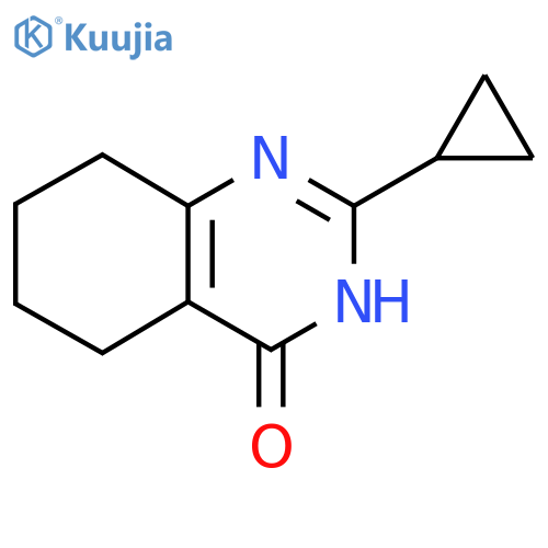 2-Cyclopropyl-5,6,7,8-tetrahydroquinazolin-4-ol structure