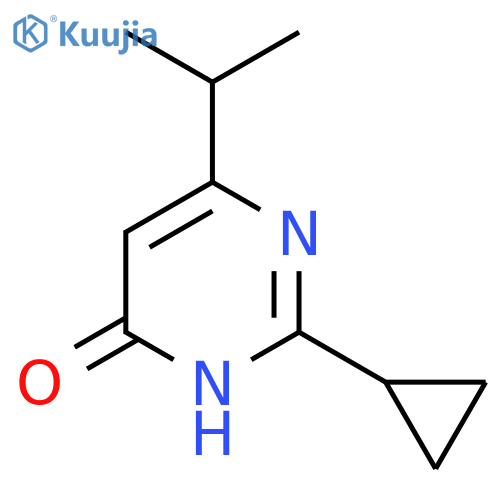 2-Cyclopropyl-6-isopropylpyrimidin-4-ol structure