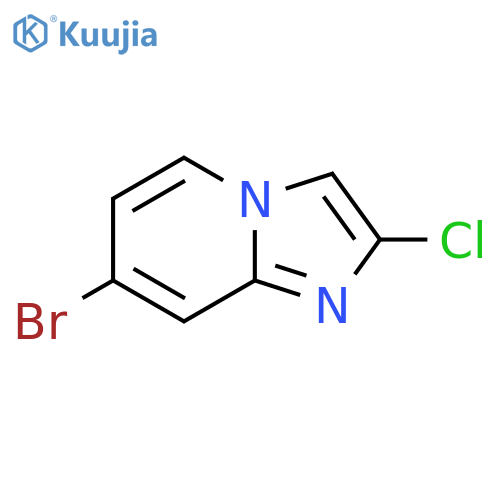 7-Bromo-2-chloro-imidazo[1,2-a]pyridine structure