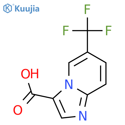 6-(Trifluoromethyl)imidazo1,2-apyridine-3-carboxylic acid structure