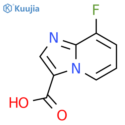 IMidazo[1,2-a]pyridine-3-carboxylic acid, 8-fluoro- structure