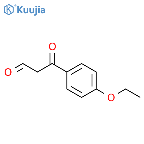 3-(4-ethoxyphenyl)-3-oxopropanal structure