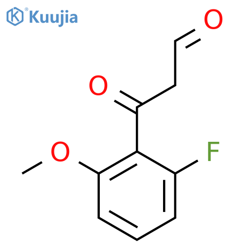 3-(2-fluoro-6-methoxyphenyl)-3-oxopropanal structure