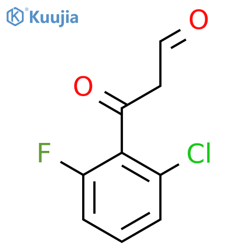3-(2-Chloro-6-fluorophenyl)-3-oxopropanal structure