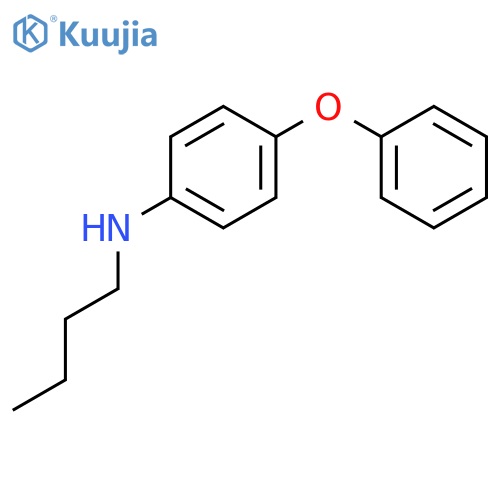 Benzenamine, N-butyl-4-phenoxy- structure