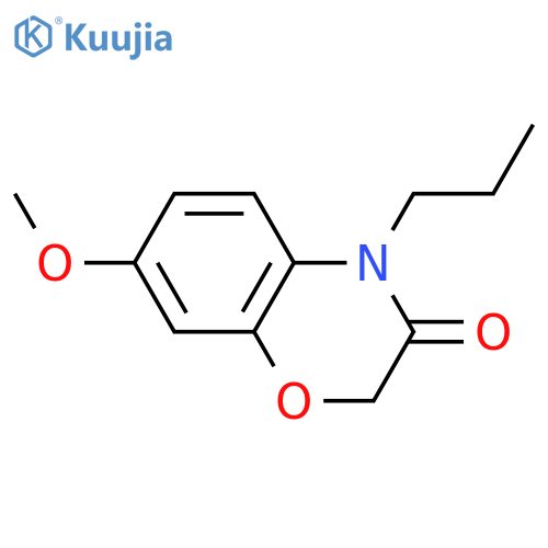 2H-1,4-Benzoxazin-3(4H)-one, 7-methoxy-4-propyl- structure
