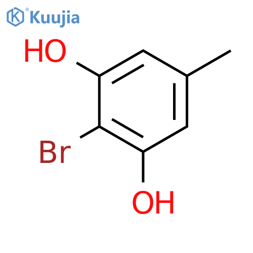 1,3-BENZENEDIOL, 2-BROMO-5-METHYL- structure